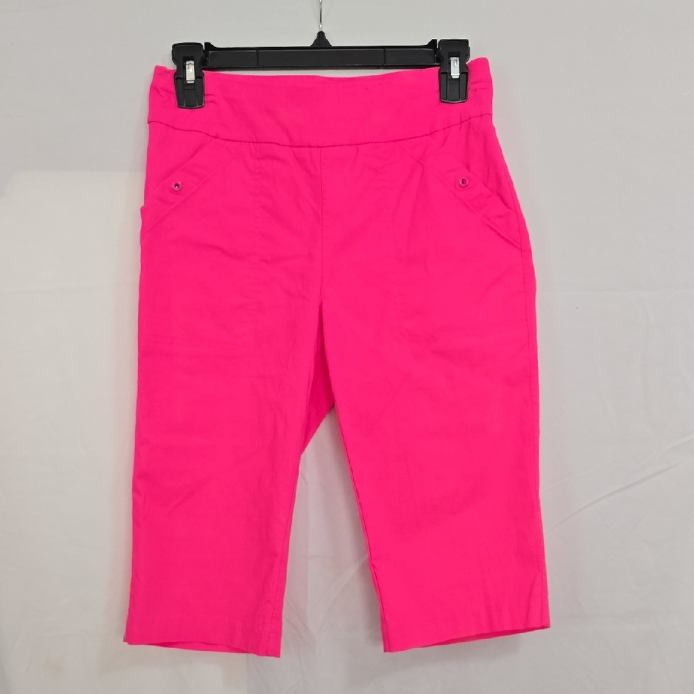 Jamie Sadock Womens Size 6 Vibrant Pink Capris Pockets